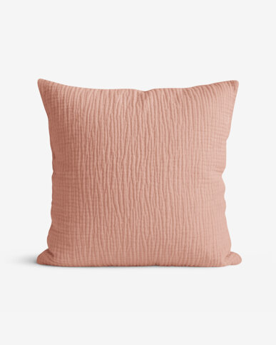 Musselin-Kissenbezug – pfirsich