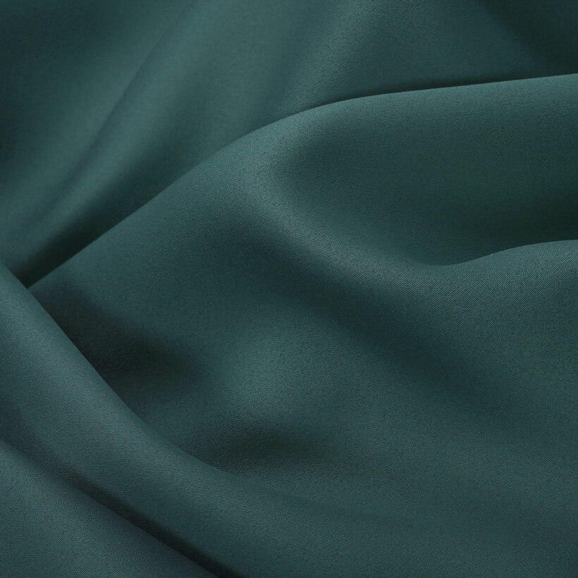 Verdunkelungsstoff Blackout mit Satin-Glanz - petrol