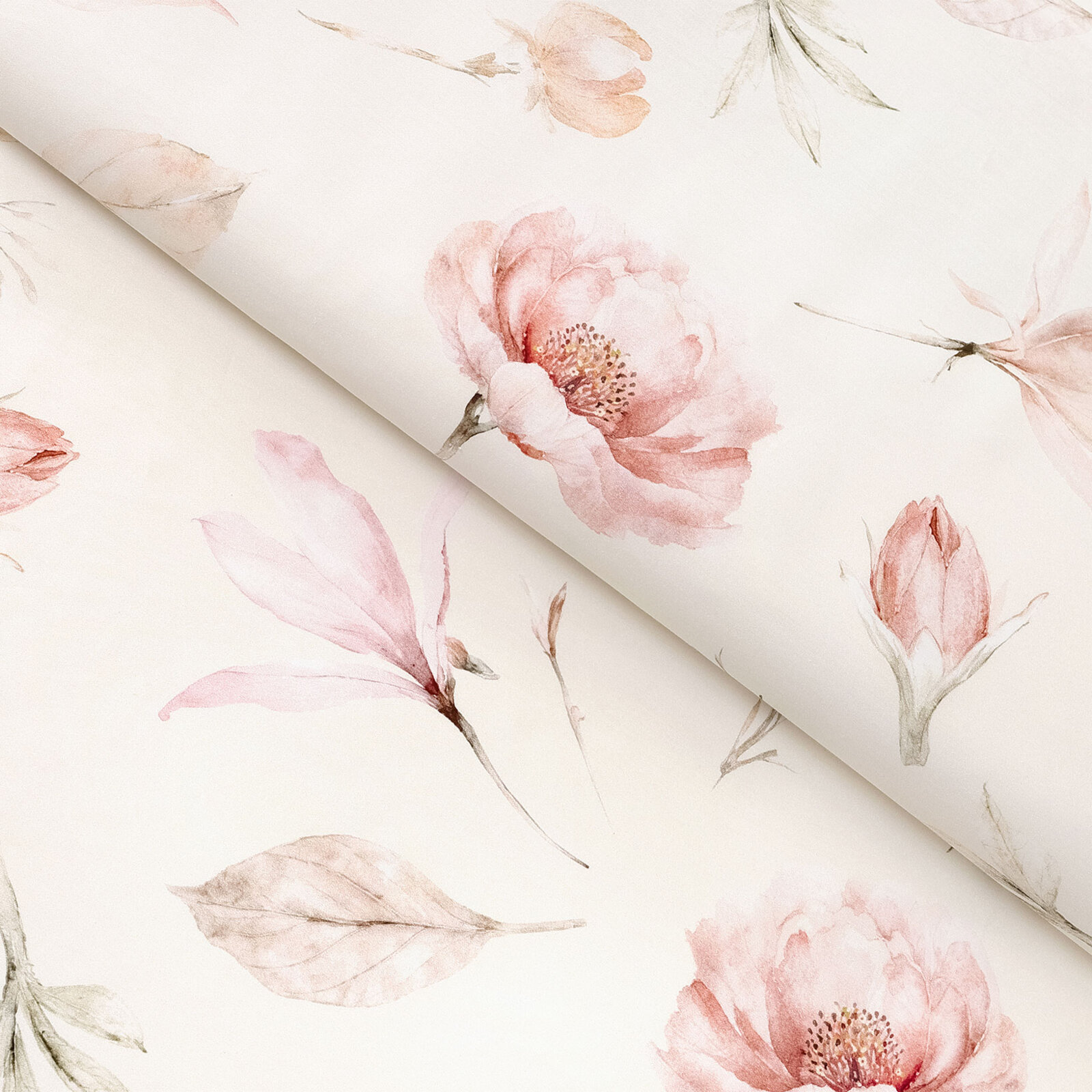 Mako-Satin - Blühende Magnolien
