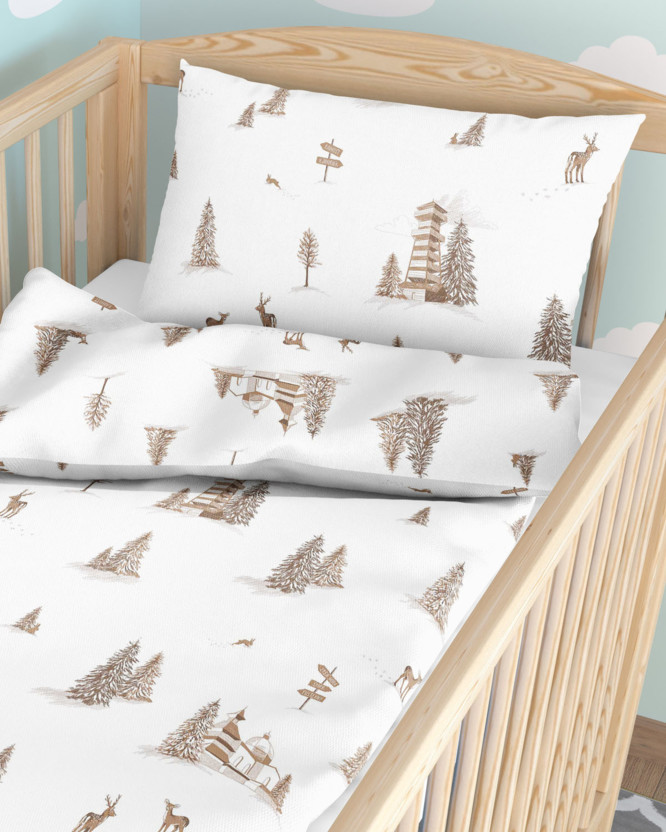 Bettwäsche für Babybetten aus Baumwolle - Berge