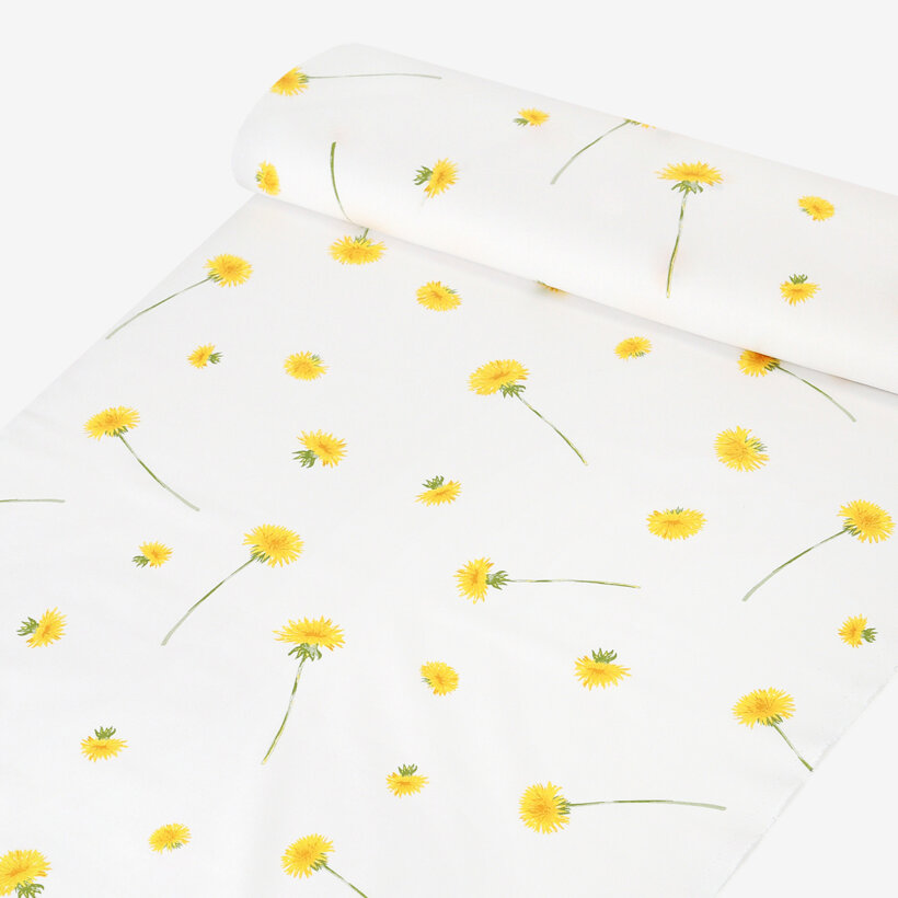 Baumwollstoff - Löwenzahn