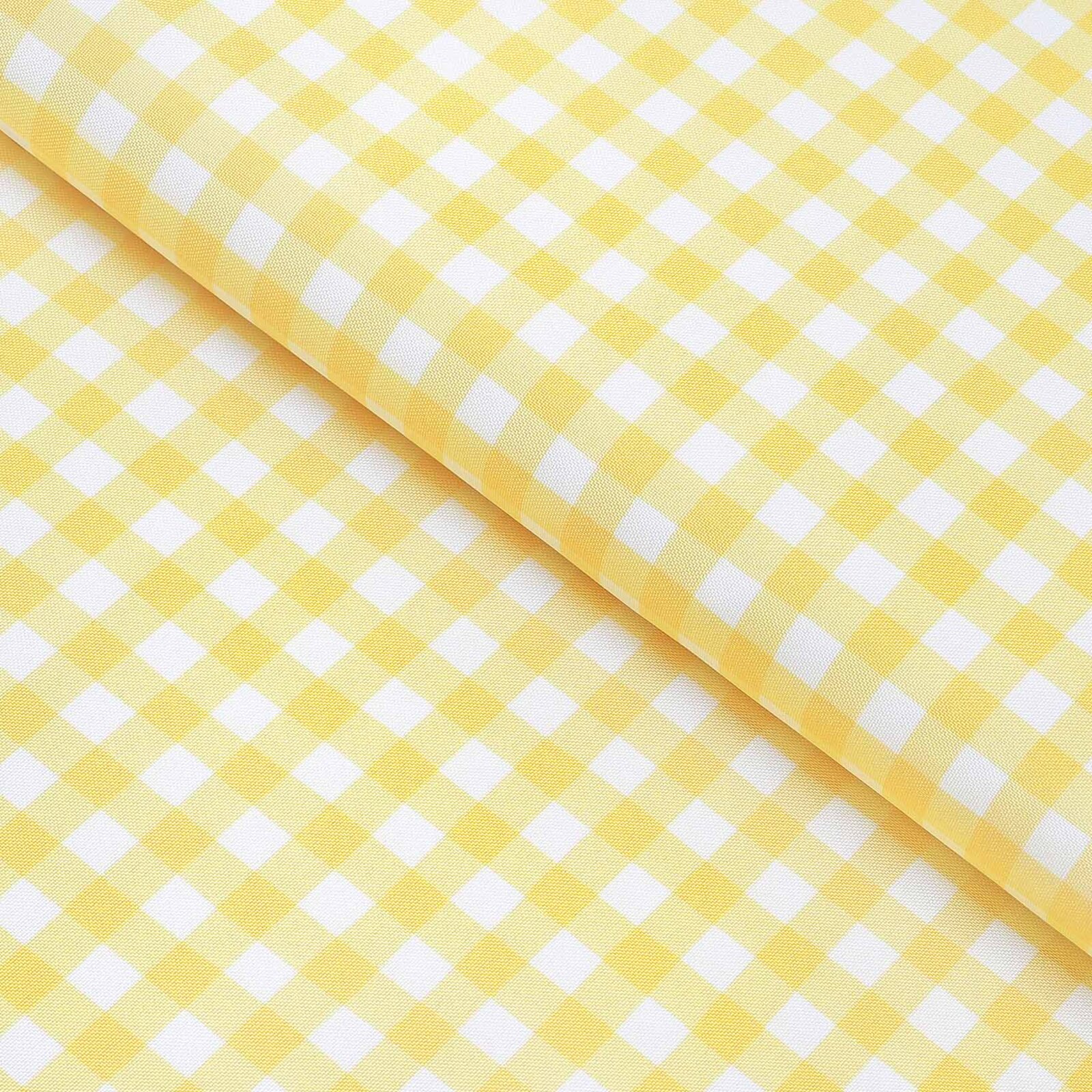 Teflonstoff für Tischdecken - gelbe Würfel