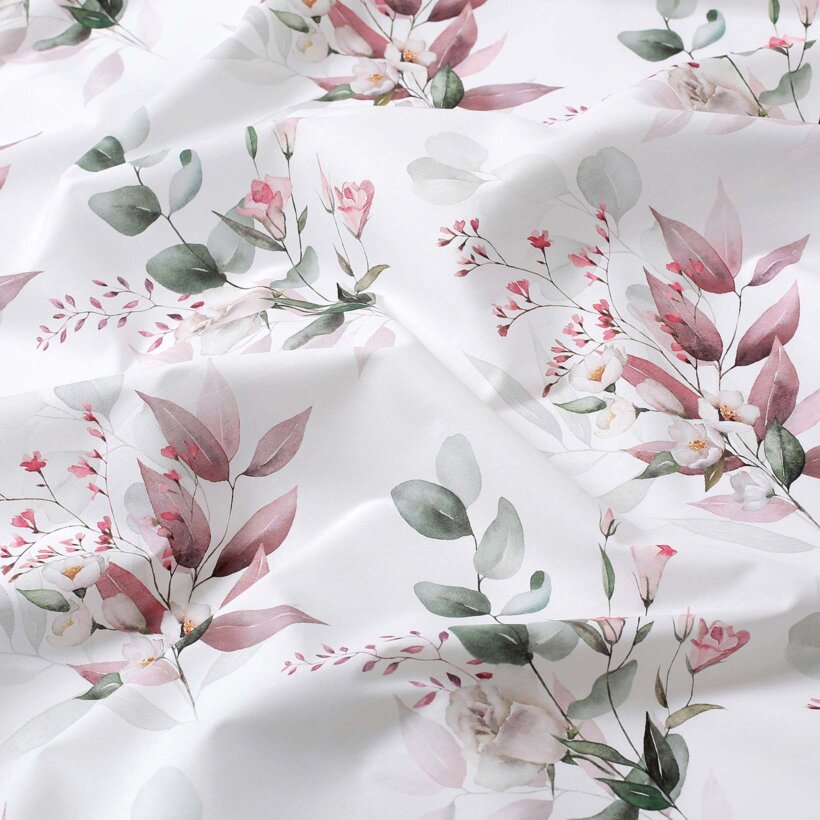 Tischset 100% Baumwolle Deluxe - zarte Rosen - 2 Stück