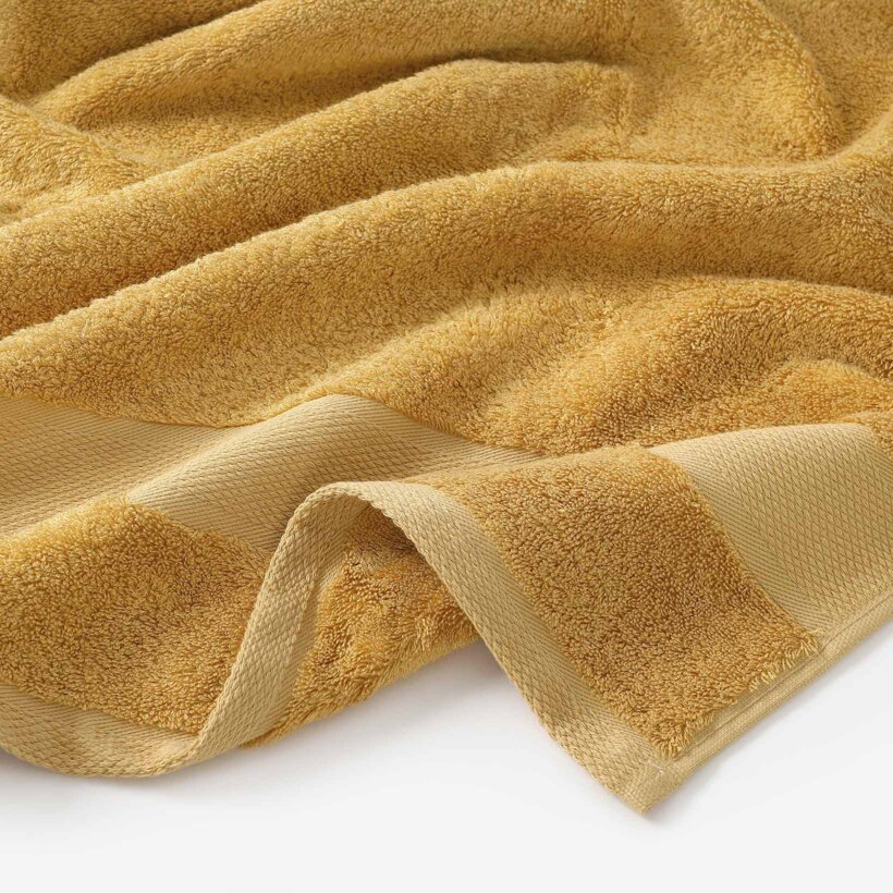 Bambus-Handtuch/Badetuch - gold