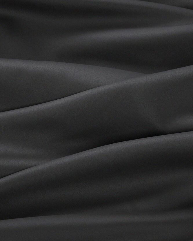 Verdunkelungsstoff Blackout mit Satin-Glanz - dunkelgrau