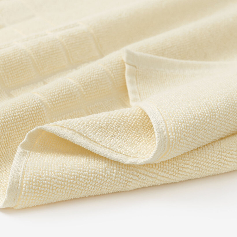 Frottier-Badematte Mozaika – creme