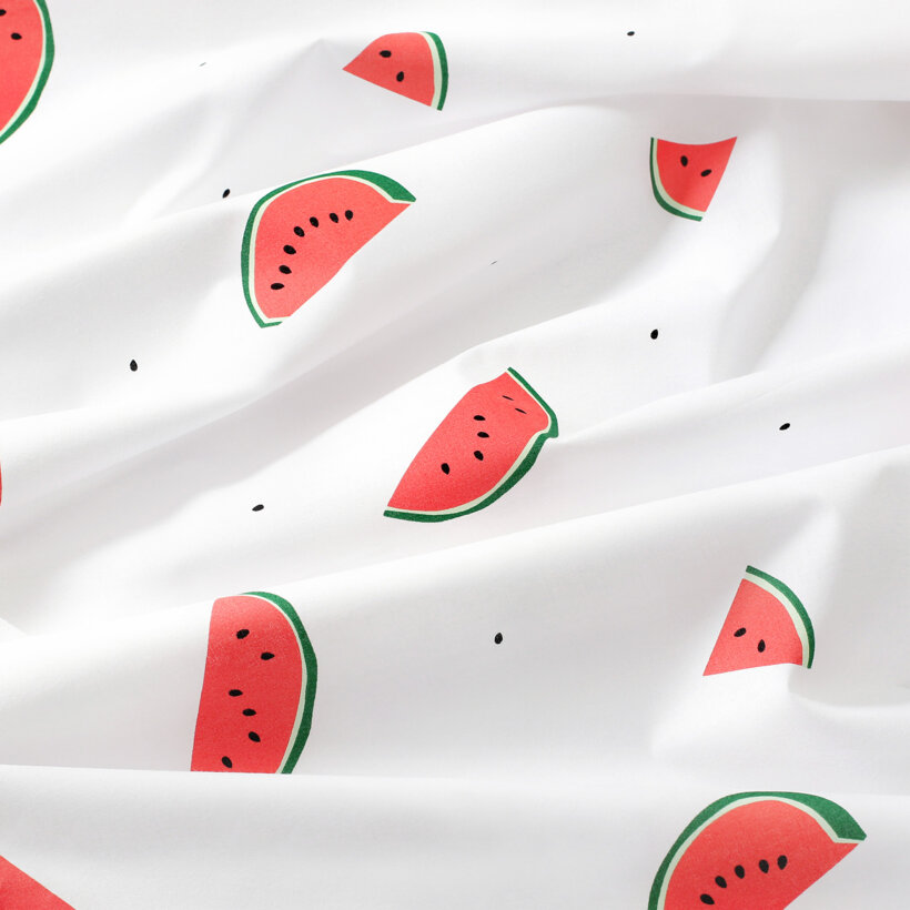 Bettwäsche für Babybetten aus Baumwolle - Melone