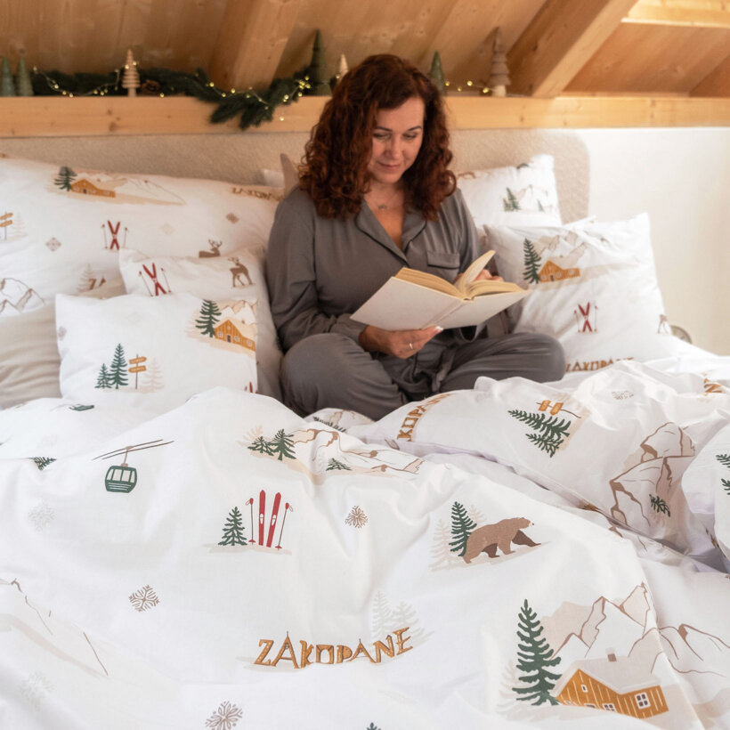 Weihnachtlich Bettwäsche aus Baumwolle - Zakopane