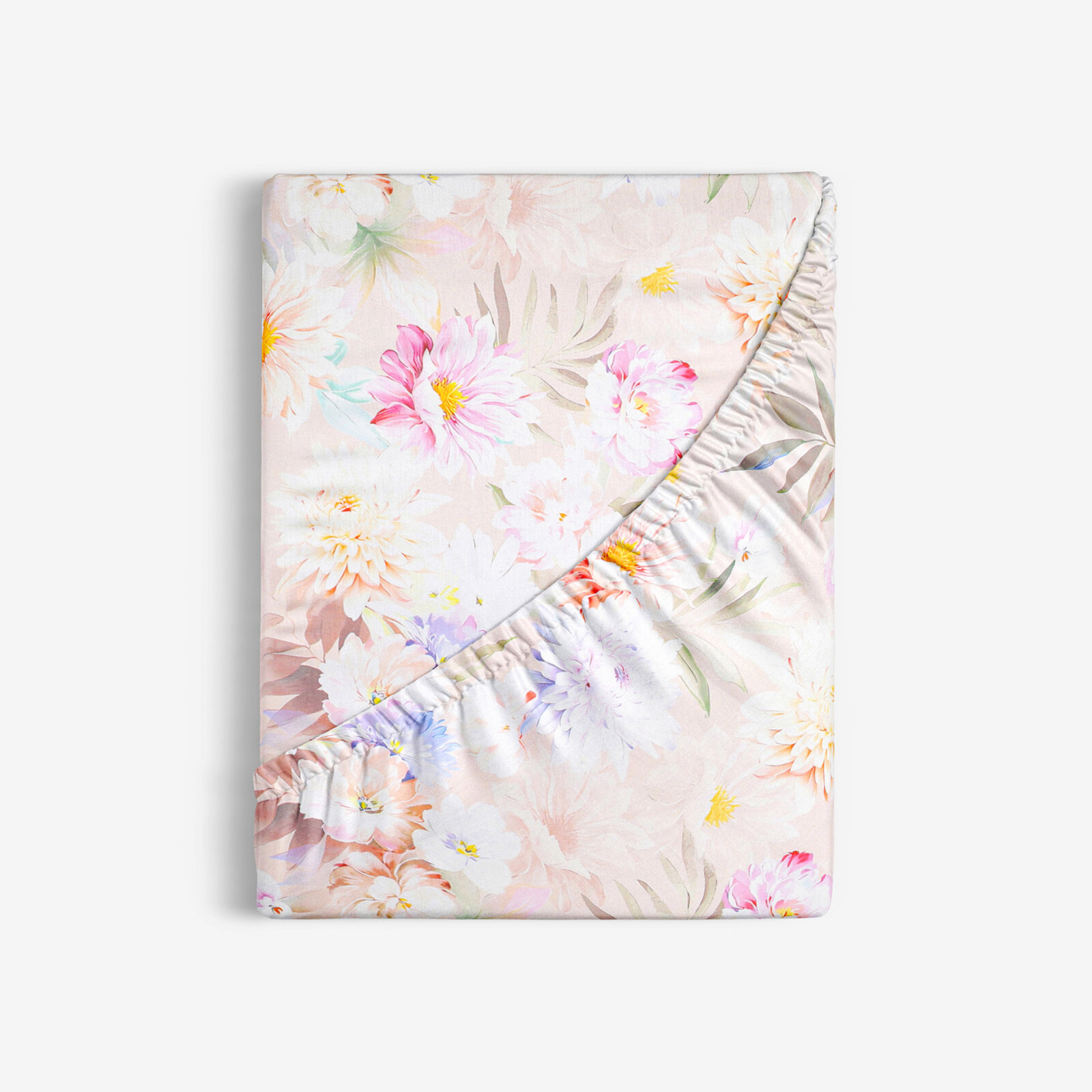 Spannbettlaken aus Baumwolle Deluxe - wilde Blumen
