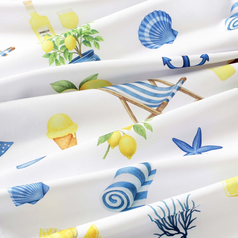 Eckige Tischdecke Teflon - italienischer Sommer