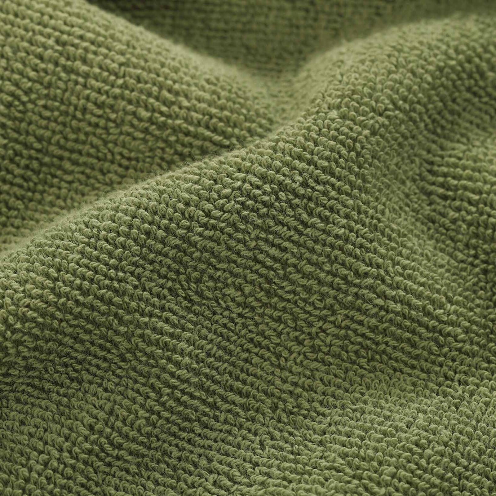 Frottierhandtuch/Duschtuch Soft ohne Bordüre – olivgrün