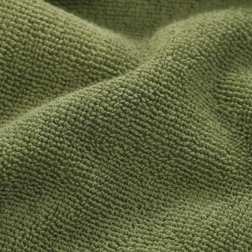 Frottierhandtuch/Duschtuch Soft ohne Bordüre – olivgrün