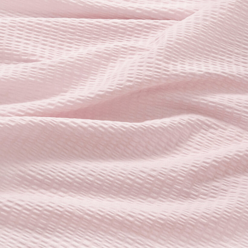 Seersucker Bettwäsche Duo - Blühende Sakura-Kirschbäume mit Puderrosa