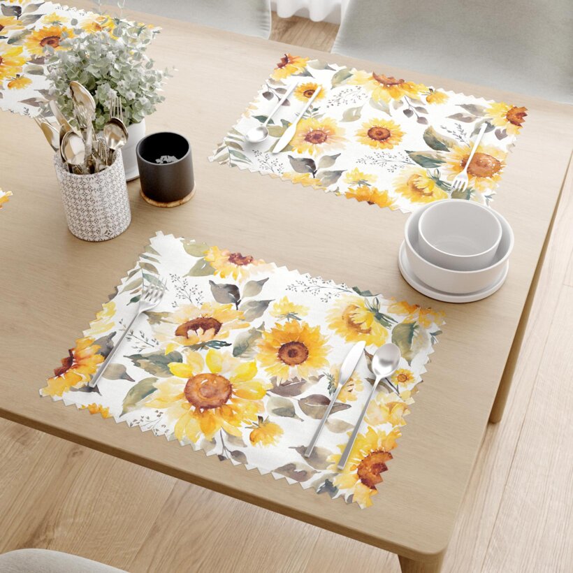 Teflon-Tischset - Sonnenblumen - Set 2 Stück