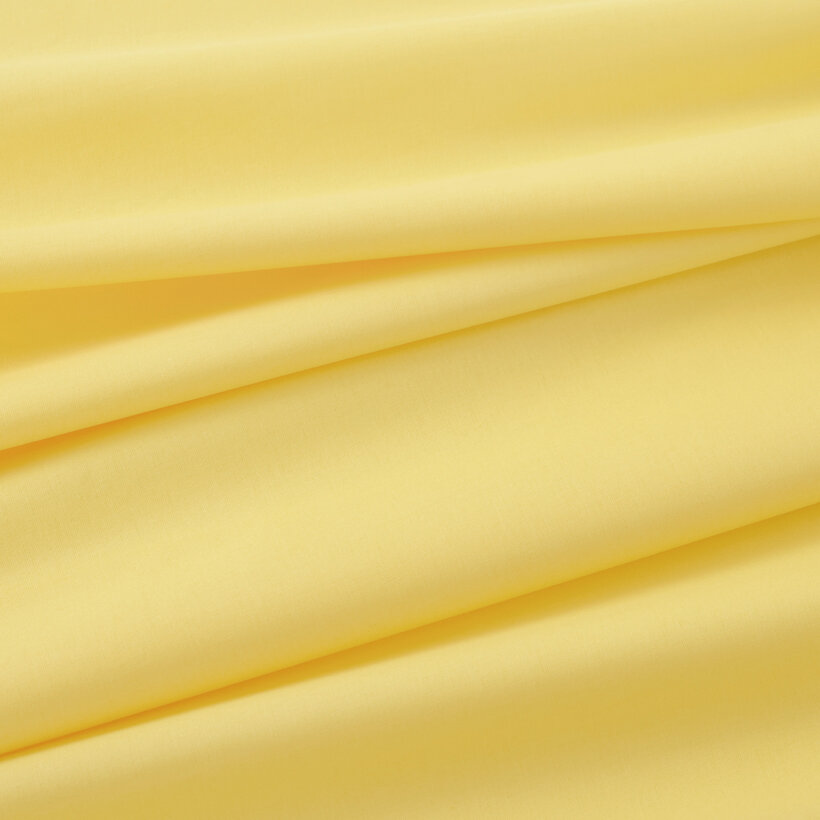 Eckige Tischdecke 100% Baumwolle - gelb