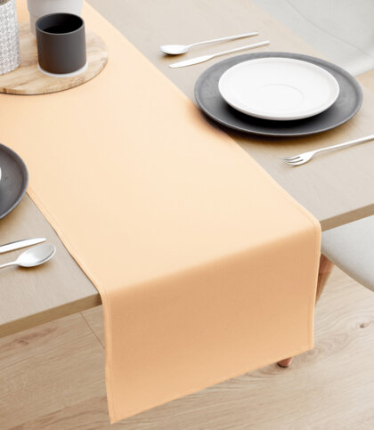 Tischläufer aus 100% Baumwolle - apricot
