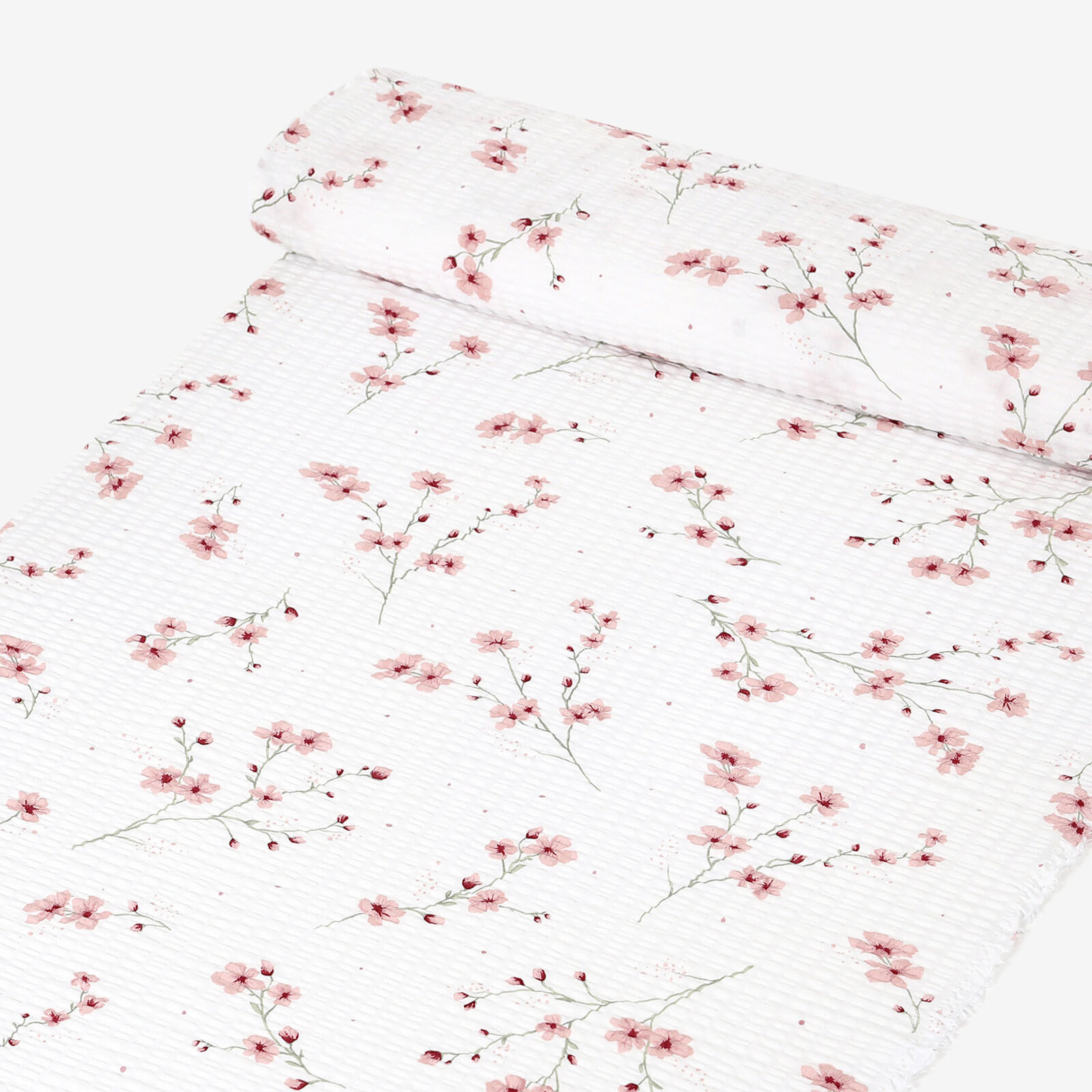 Seersucker - Blühende Sakura-Kirschbäume