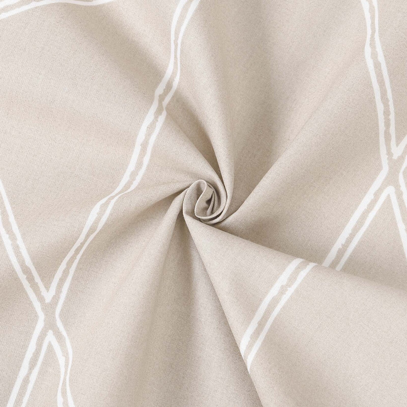 Baumwollstoff - Geometrische Linien auf Latte