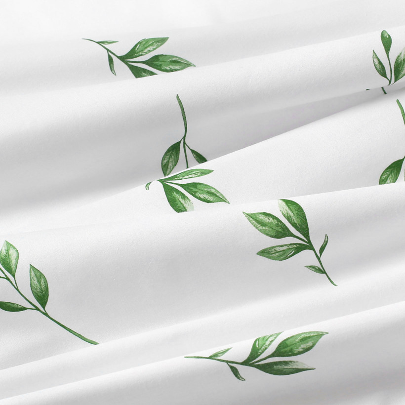 Eckige Tischdecke 100% Baumwolle - Olivenblätter