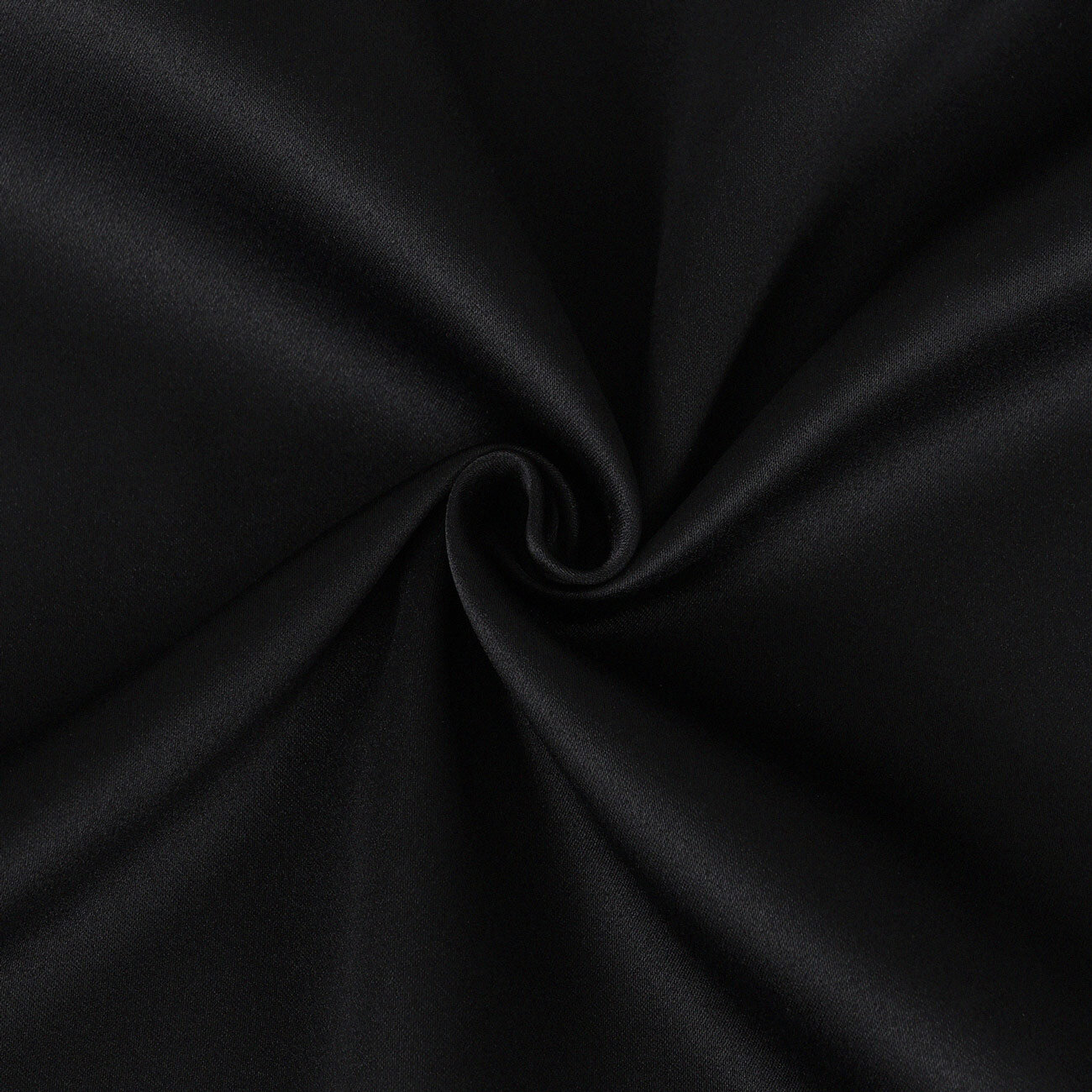 Verdunkelungsstoff Blackout mit Satin-Glanz - schwarz