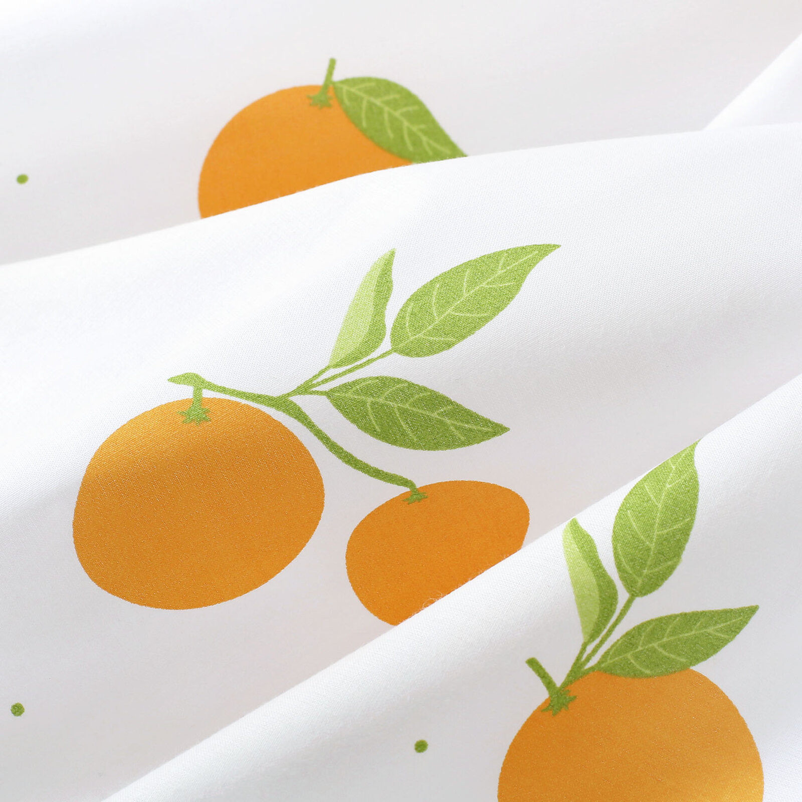 Bettwäsche für Babybetten aus Baumwolle - Orangen