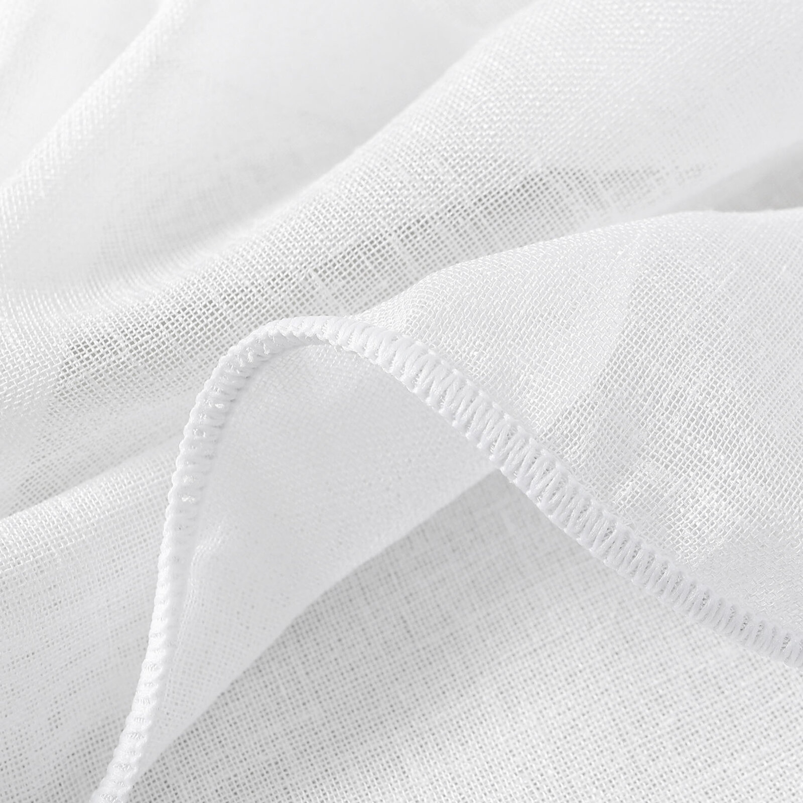 Voile – Rustikales Weiß