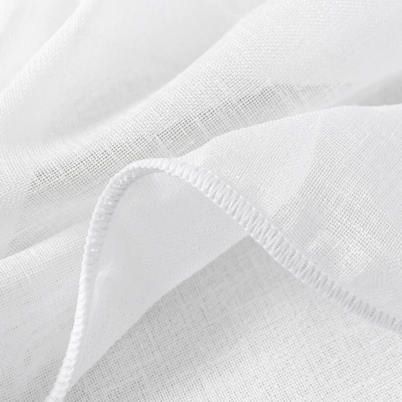 Voile – Rustikales Weiß