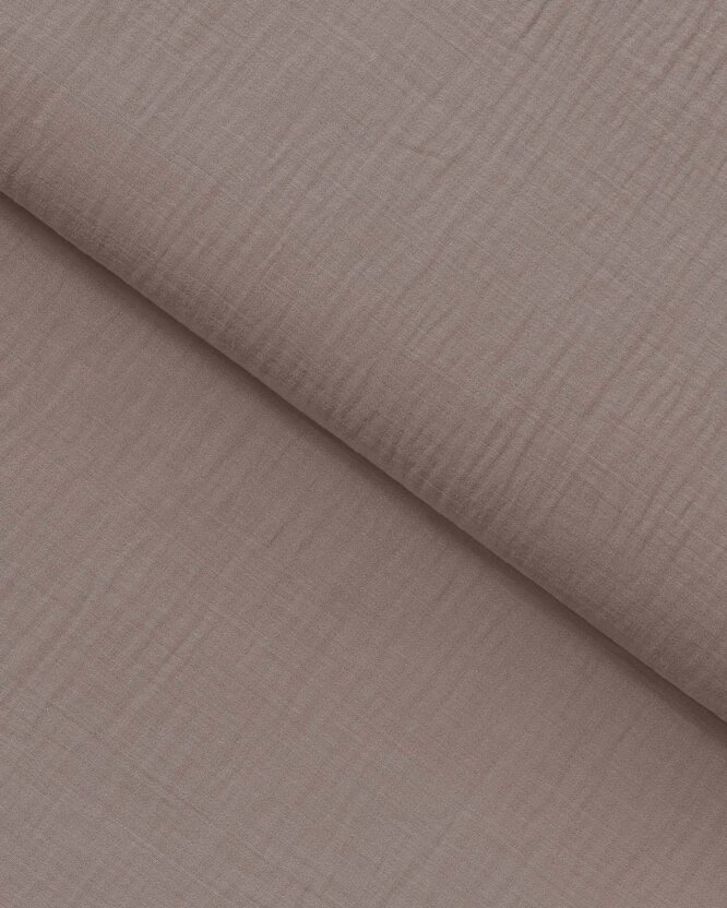 Musselinstoff – kaffeebraun