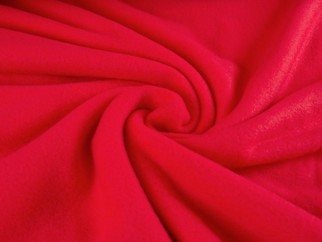 Polar fleece antipilling - metráž š. 150 cm - červený