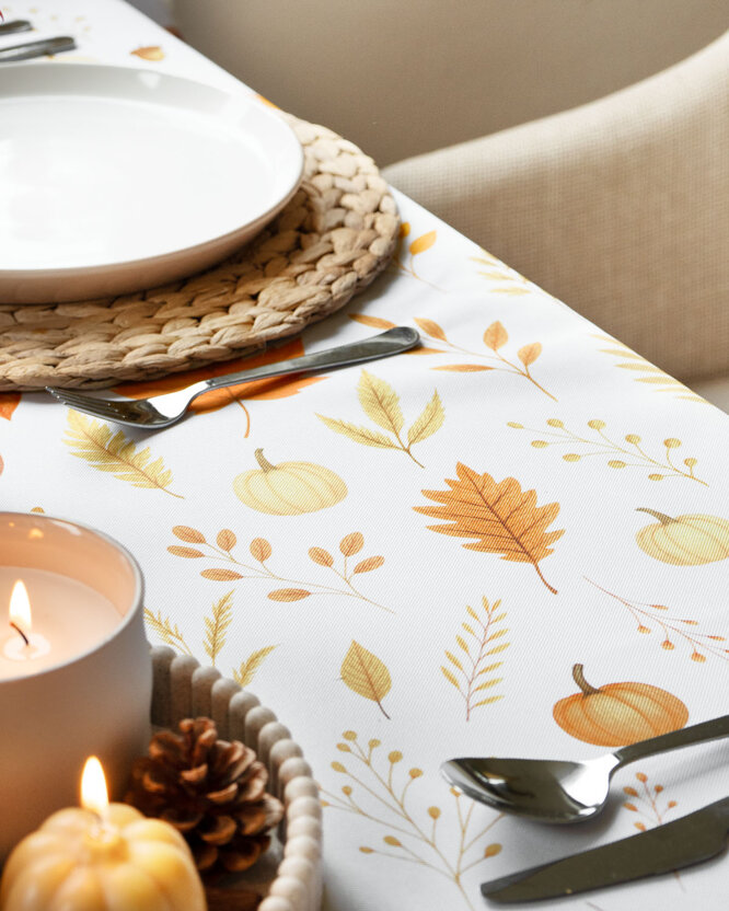 Eckige Tischdecke Teflon - Der Duft des Herbstes