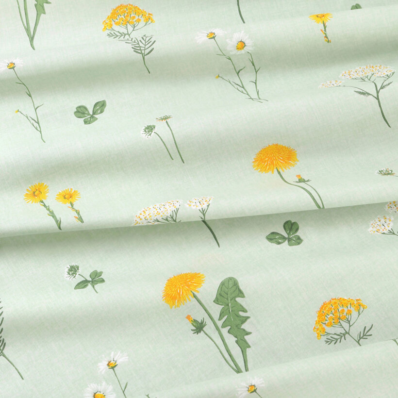 Baumwollstoff - Grüne Wiese