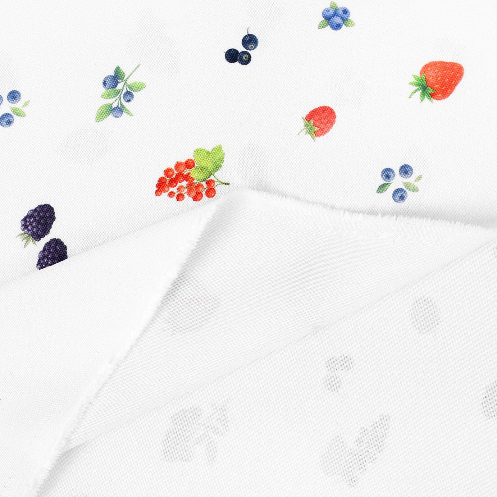 Teflonstoff für Tischdecken - Beeren