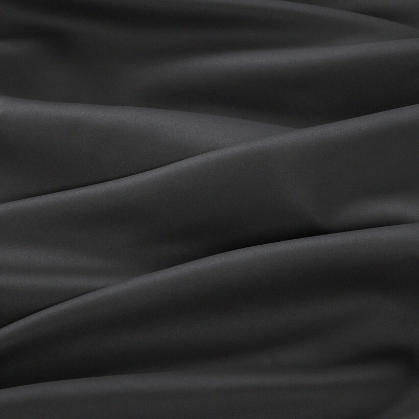 Verdunkelungsstoff Blackout mit Satin-Glanz - dunkelgrau