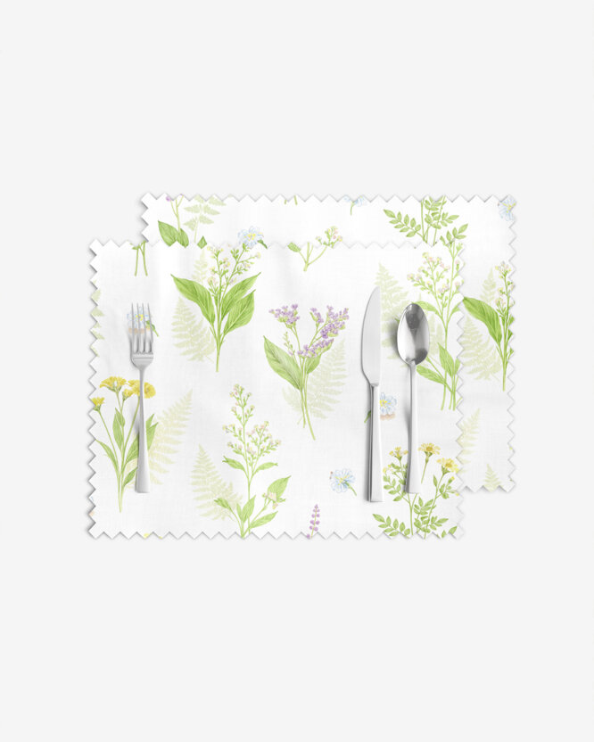 Teflon-Tischset - Waldblumen - 2 Stück