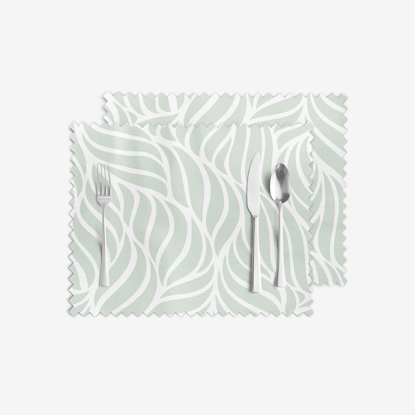 Teflon-Tischset - Salbeilinien - 2 Stück