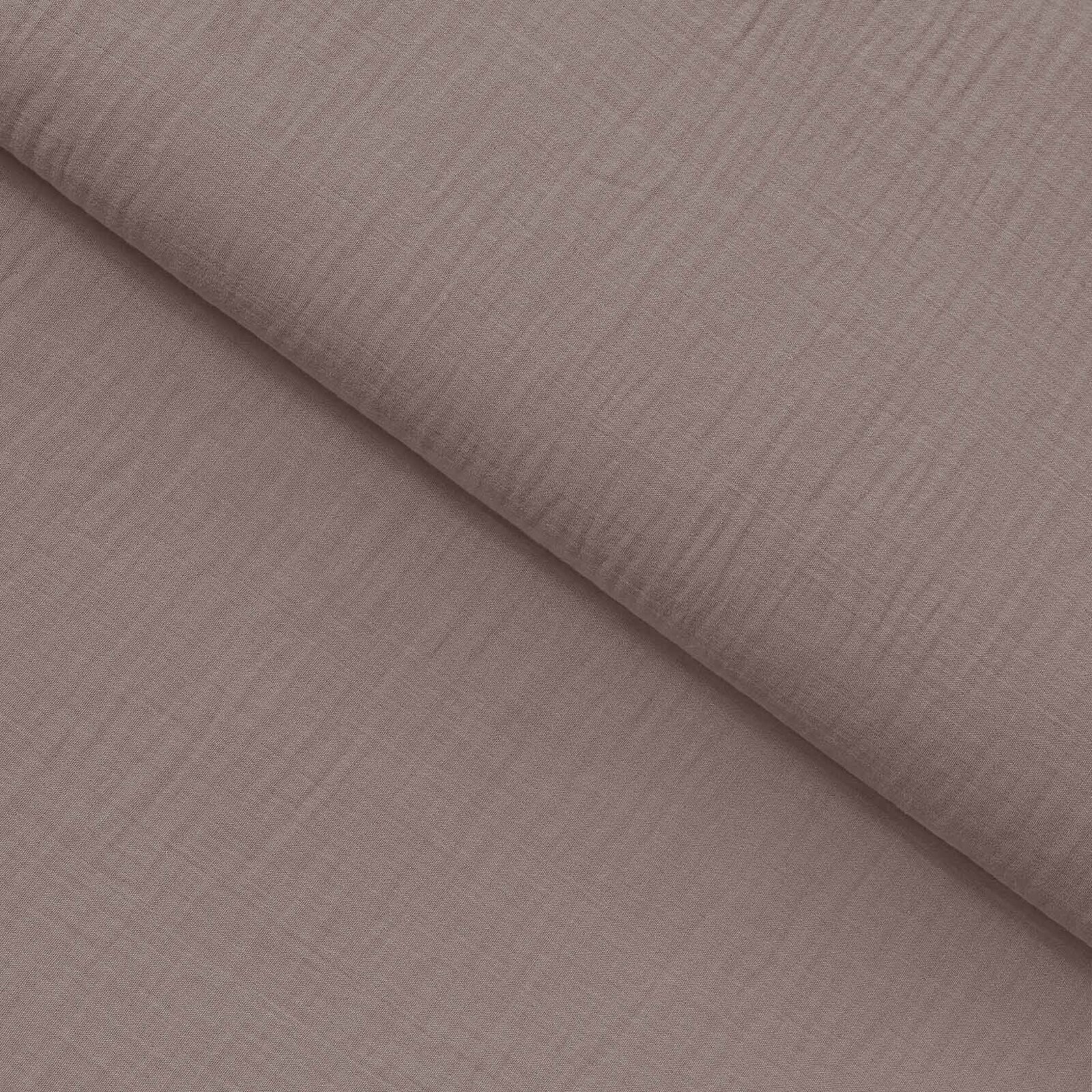 Musselinstoff – kaffeebraun
