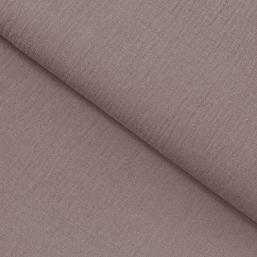 Musselinstoff – kaffeebraun