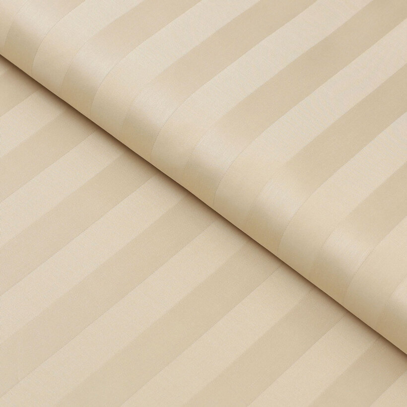 Damast - goldene Streifen mit Satin-Glanz