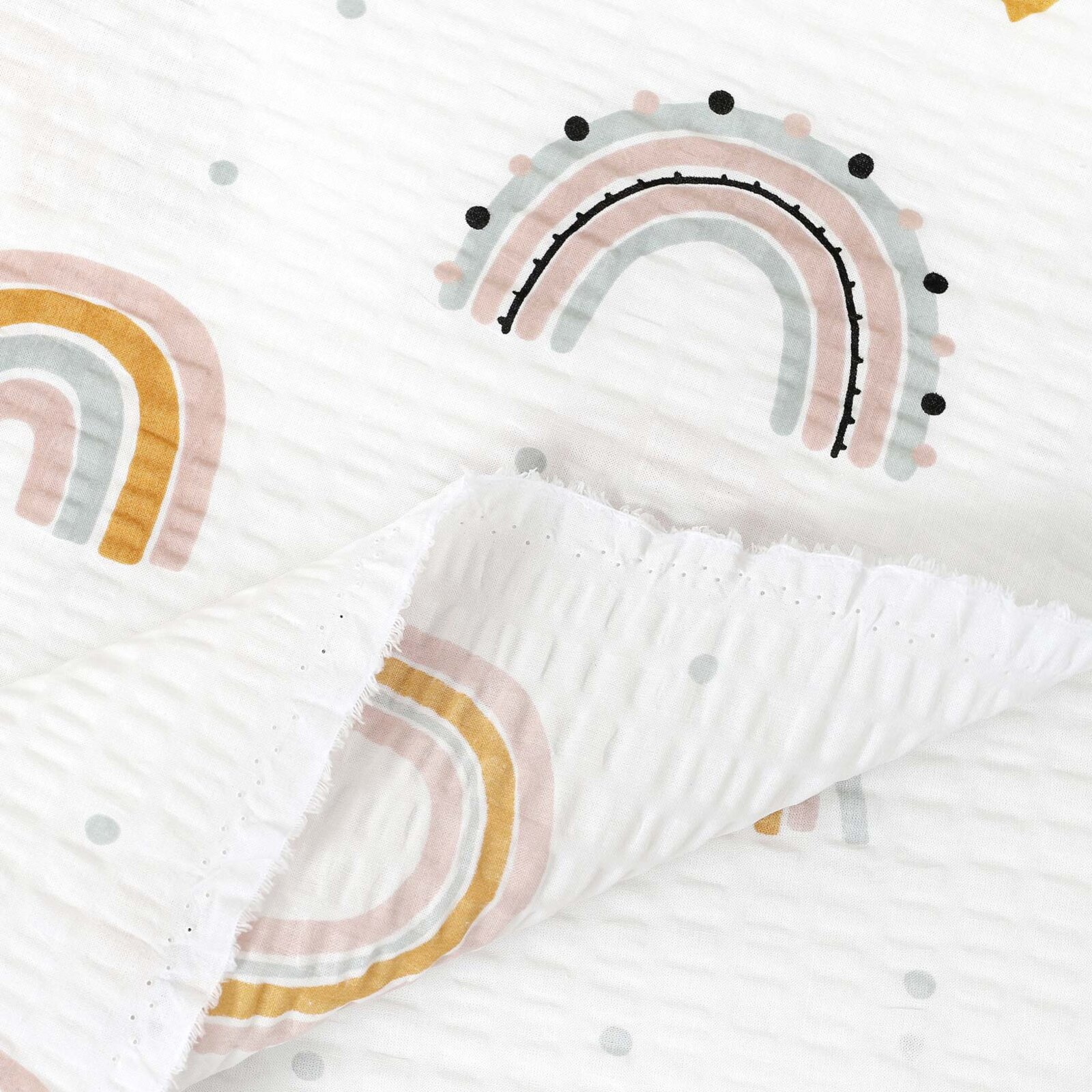 Seersucker - gemalte Regenbögen