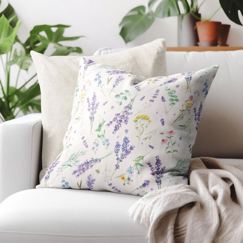 Dekorativer Kissenbezug Valencia - Lavendelgarten
