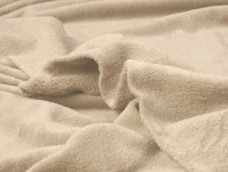 Mikrovlákno BÉŽOVÉ - oboustranné - metráž š. 150 cm