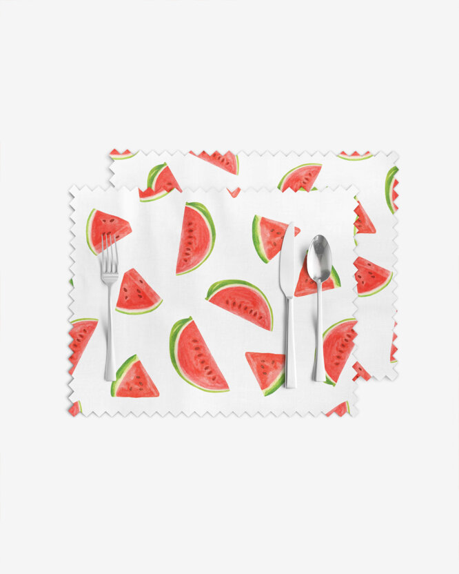 Tischset Teflon - Melone - 2 Stück
