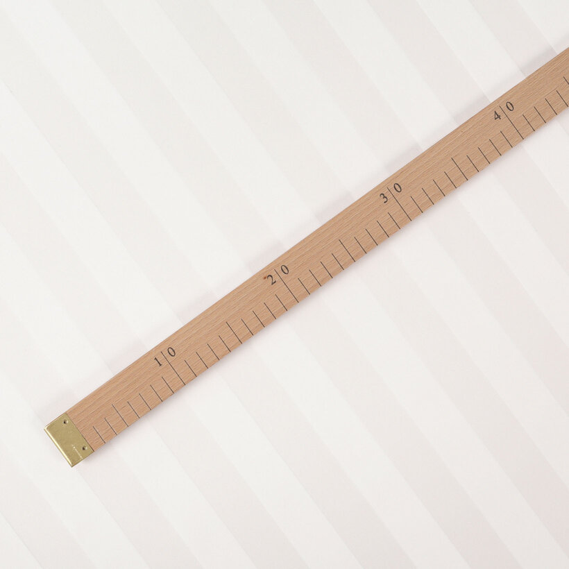 Damast - creme Streifen mit Satin-Glanz