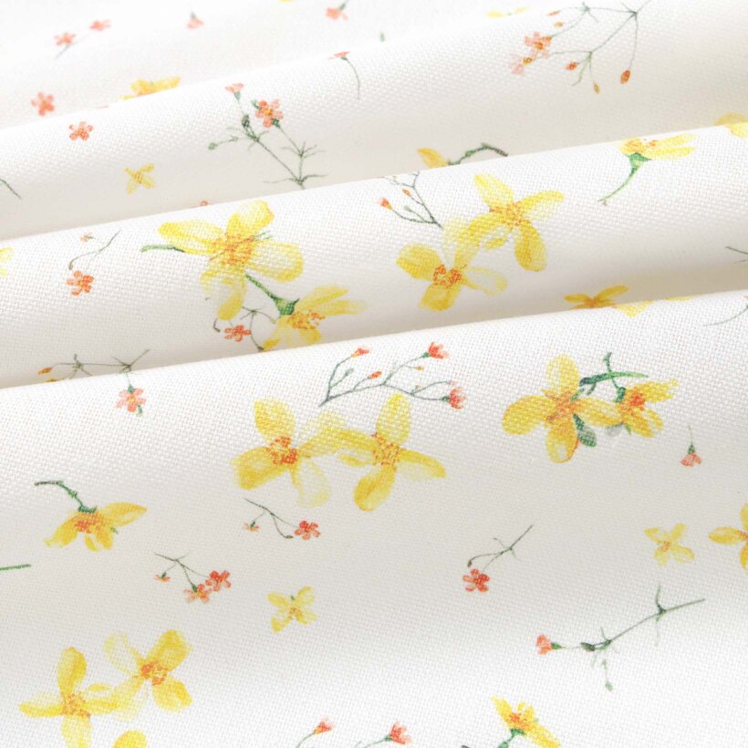 Dekorativer Vorhang Valencia - Blüten der Narzissen