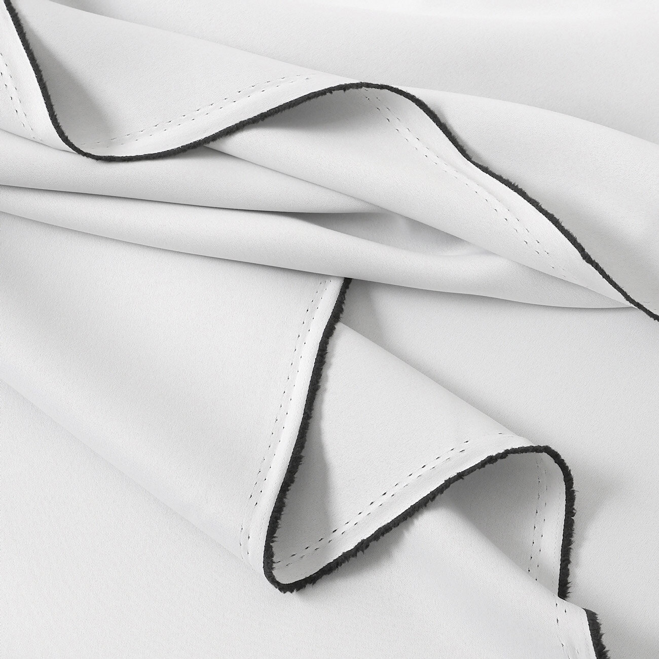 Verdunkelungsstoff Blackout mit Satin-Glanz - silber