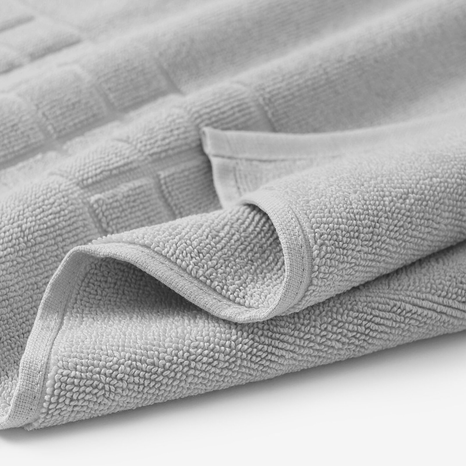 Frottier-Badematte Mozaika – grau