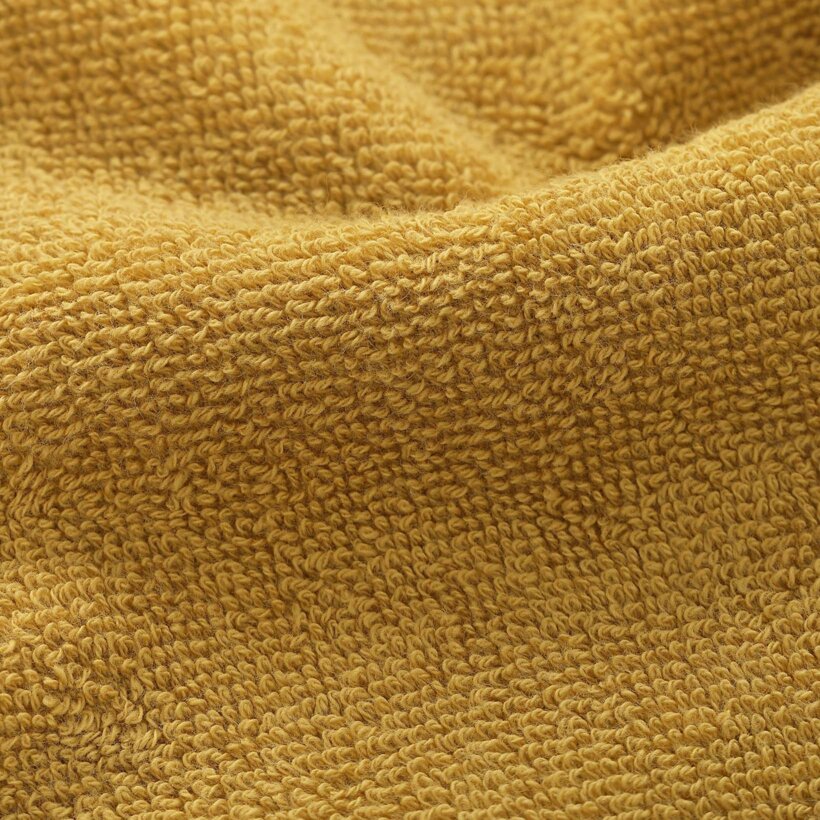 Frottierhandtuch/Duschtuch Soft ohne Bordüre – senfgelb