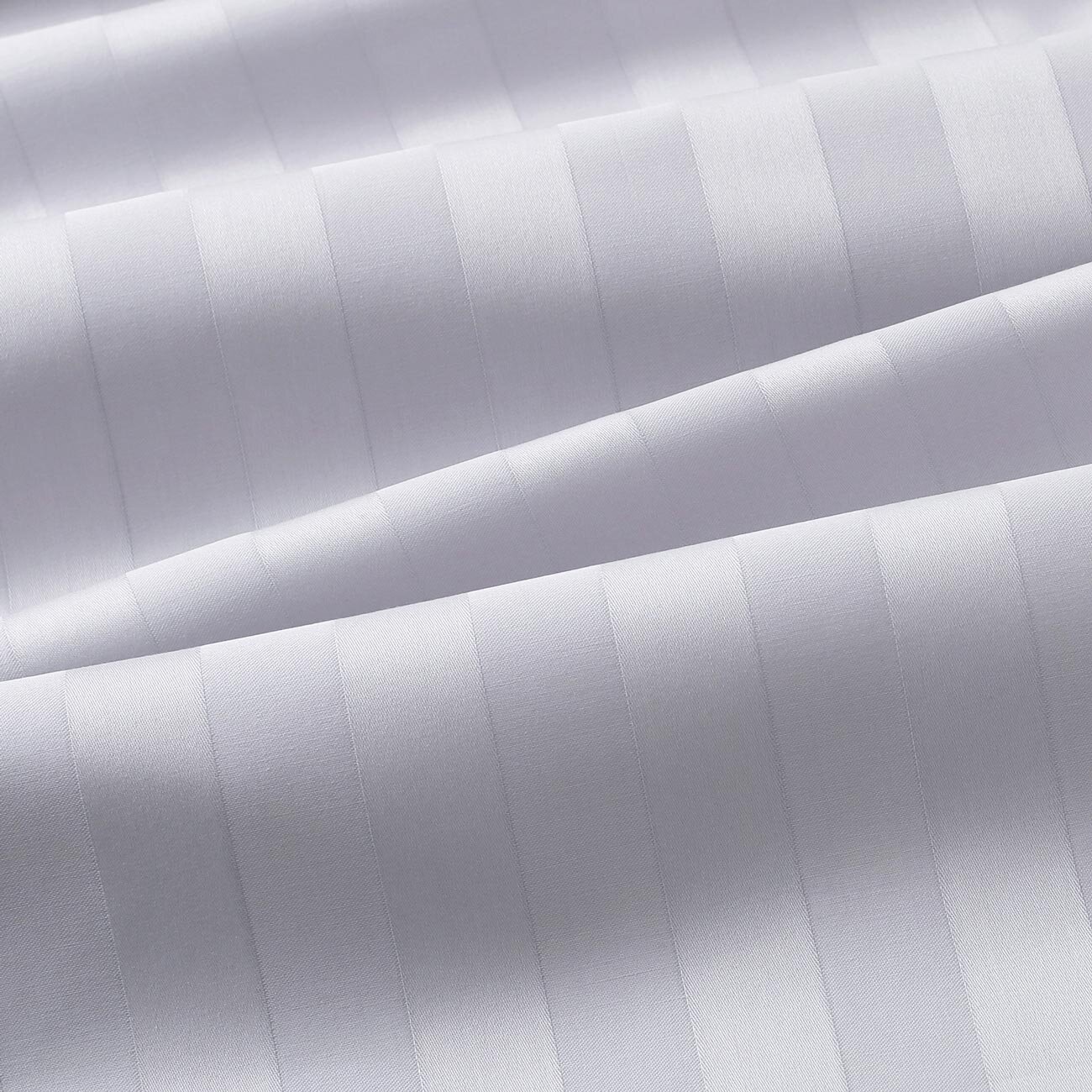 Damast - hellgraue Streifen mit Satin-Glanz