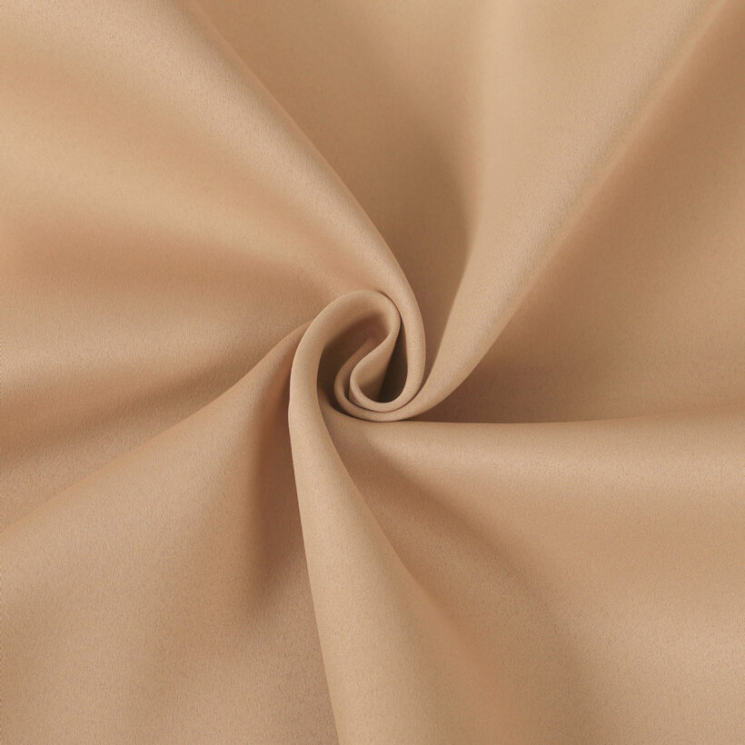 Verdunkelungsstoff Blackout mit Satin-Glanz - goldbeige