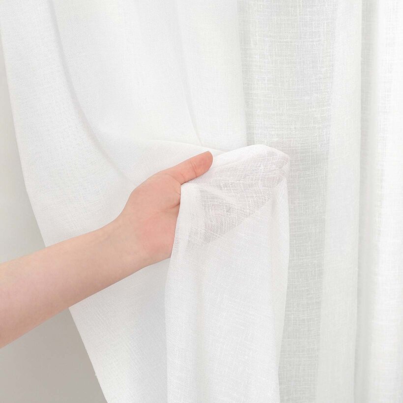 Voile – Rustikales Weiß